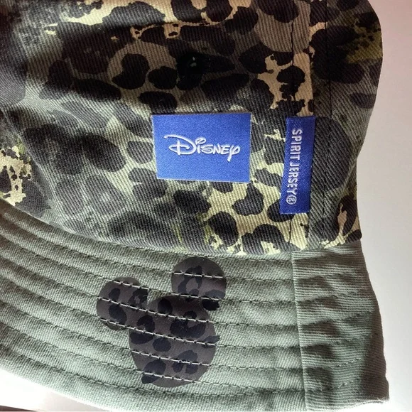 Disney Parks Mickey Animal Print Spirit Jersey Bucket Hat - Picture 7 of 10
